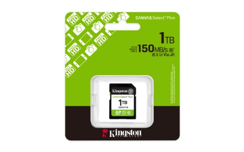 Kingston Technology Canvas Select Plus Gen3 1 TB SD UHS-I Class 10