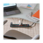 Tripp Lite TLP76MSGB surge protector Black 7 AC outlet(s) 110 - 125 V 72" (1.83 m)