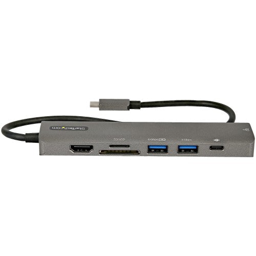 StarTech.com DKT30CHSDPD1 laptop dock/port replicator Wired USB 3.2 Gen 1 (3.1 Gen 1) Type-C Black, Gray