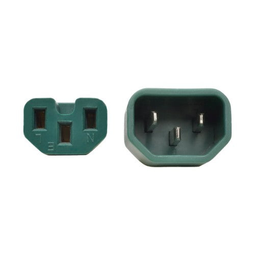 Tripp Lite P018-003-AGN power cable Green 35.4" (0.9 m) C14 coupler C15 coupler