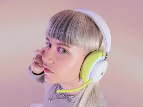 Logitech G 981-001082 headphones/headset Wireless Head-band Gaming Bluetooth White