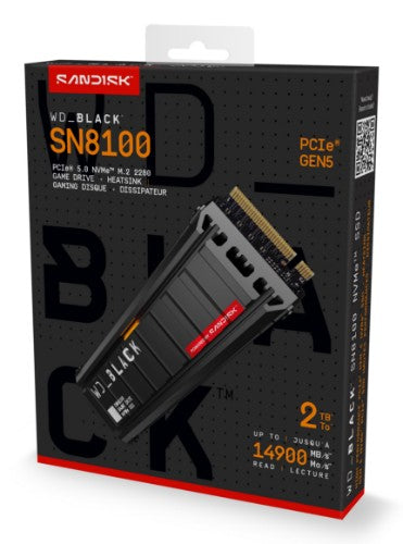 Western Digital Black WD_BLACK SN8100 NVMe 2 TB M.2 PCI Express 5.0 TLC 3D NAND