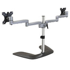 StarTech.com ARMDUALSS monitor mount / stand 32" Desk Black, Silver