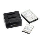 StarTech.com UNIDOCKU33 storage drive docking station USB 3.2 Gen 1 (3.1 Gen 1) Type-B Black