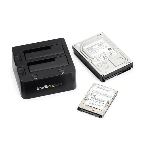 StarTech.com UNIDOCKU33 storage drive docking station USB 3.2 Gen 1 (3.1 Gen 1) Type-B Black