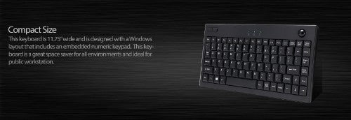 Adesso EasyTrack 3100 keyboard Universal RF Wireless QWERTY US English Black