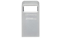 Kingston Technology DataTraveler Micro USB flash drive 256 GB USB Type-A 3.2 Gen 1 (3.1 Gen 1) Silver