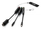 C2G C2G30028 HDMI Mini DisplayPort, DisplayPort, USB-C Black