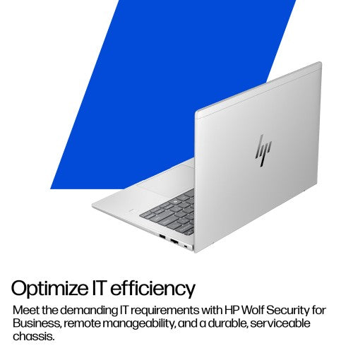 HP EliteBook 6 G1i 14 inch Notebook AI PC Wolf Pro Security Edition Intel Core Ultra 7 265U Laptop 14" WUXGA 16 GB DDR5-SDRAM 512 GB SSD Wi-Fi 7 (802.11be) Windows 11 Pro Silver