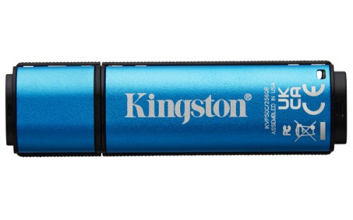 Kingston Technology IronKey Vault Privacy 50 USB flash drive 8 GB USB Type-C 3.2 Gen 1 (3.1 Gen 1) Black, Blue