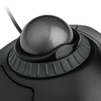 Kensington Orbit® Trackball with Scroll Ring — Space Gray Ball