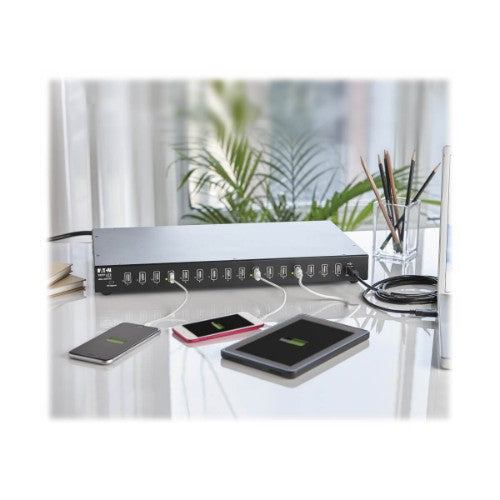 Tripp Lite U280-016-RM interface hub 480 Mbit/s Black