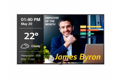 LG 55UM3DF 55" LED 350 cd/m² 4K Ultra HD Black