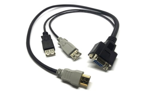 Lantronix 500-196-R-ACC USB graphics adapter Black