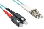 Axiom LCSC10GA-10M-AX InfiniBand/fibre optic cable 393.7" (10 m) 2x LC 2x SC OFNR Aqua color