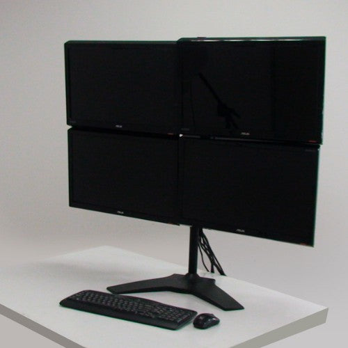 Amer Networks AMR4S32 monitor mount / stand 32" Freestanding Black