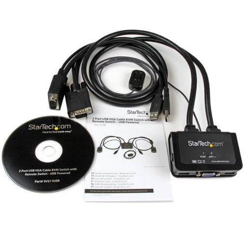 StarTech.com SV211USB KVM switch Black