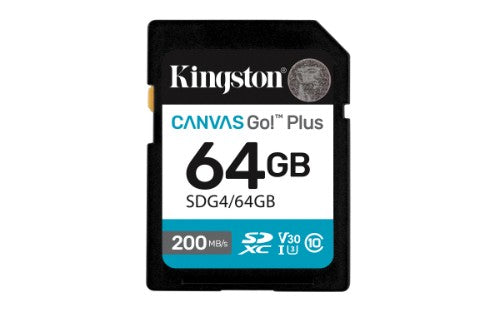 Kingston Technology Canvas Go! Plus 64 GB SDXC UHS-I Class 10
