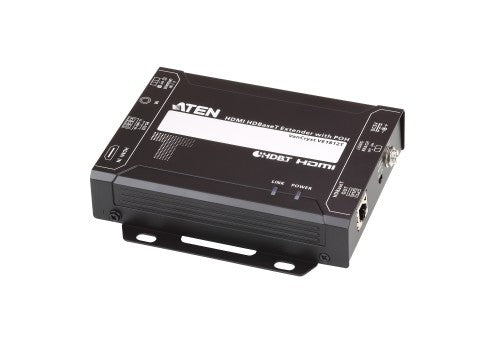 ATEN VE1812 AV extender AV transmitter & receiver Black