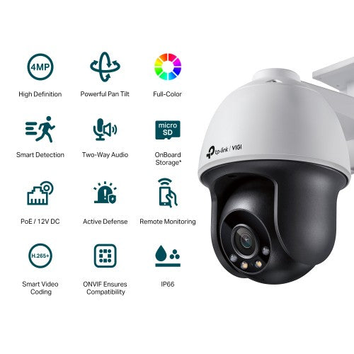 TP-Link VIGI C540 Turret IP security camera Indoor & outdoor 2560 x 1440 pixels Ceiling/wall