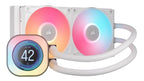 Corsair iCUE LINK TITAN 240 RX LCD Processor All-in-one liquid cooler 4.72" (12 cm) White 1 pc(s)