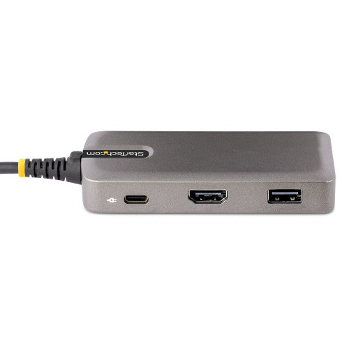 StarTech.com 104B-USBC-MULTIPORT laptop dock/port replicator Wired USB 3.2 Gen 1 (3.1 Gen 1) Type-C Black, Silver