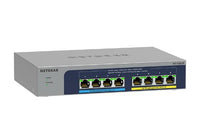 NETGEAR MS108UP Unmanaged 2.5G Ethernet (100/1000/2500) Power over Ethernet (PoE)