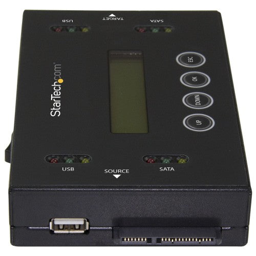 StarTech.com SU2DUPERA11 media duplicator HDD duplicator 2 copies Black