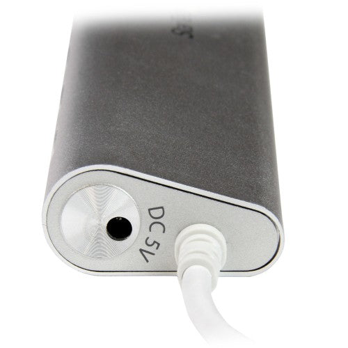 StarTech.com ST73007UA interface hub USB 3.2 Gen 1 (3.1 Gen 1) Type-A 5000 Mbit/s Silver, White