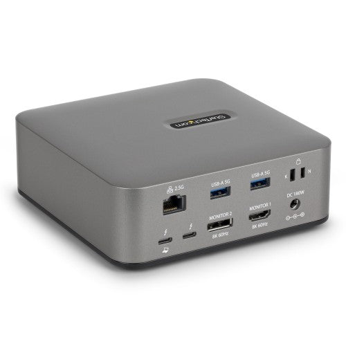 StarTech.com 215N-TB5USB4DOCK laptop dock/port replicator Wired Thunderbolt 5 Gray