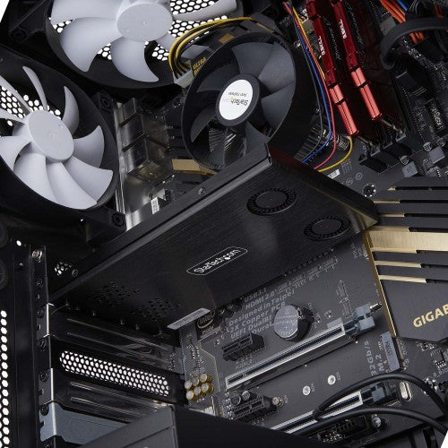 StarTech.com 2M2-REMOVABLE-PCIE drive bay panel Backplane Black