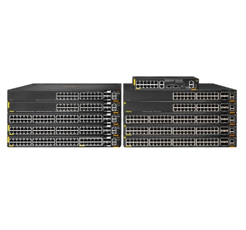 HPE Aruba Networking 6200F 12G Class4 PoE 2G/2SFP+ 139W Managed L3 Gigabit Ethernet (10/100/1000) Power over Ethernet (PoE) 1U
