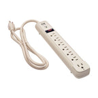 Tripp Lite TLP74R surge protector White 7 AC outlet(s) 120 V 48" (1.22 m)