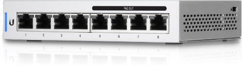 Ubiquiti UniFi Switch 8 Managed Gigabit Ethernet (10/100/1000) Power over Ethernet (PoE) Gray