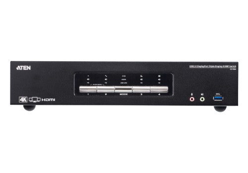 ATEN CS1964 KVM switch Black
