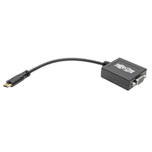 Tripp Lite P131-06N-MINI video cable adapter 6" (0.152 m) Mini HDMI VGA (D-Sub) Black