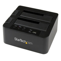 StarTech.com SDOCK2U33RE media duplicator HDD/SSD duplicator Black 1 copies