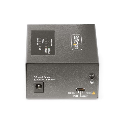 StarTech.com AS445C-POE-INJECTOR PoE adapter 2.5 Gigabit Ethernet, 5 Gigabit Ethernet, Fast Ethernet, Gigabit Ethernet