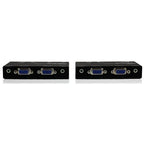 StarTech.com VGA and Audio over Cat5 Extender AV transmitter & receiver Black