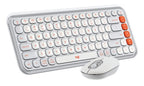Logitech POP Icon Combo keyboard Mouse included Universal Bluetooth QWERTY English Orange, White