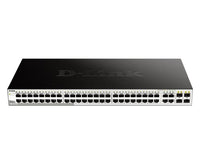 D-Link DGS-1210-52 network switch Managed L2 Gigabit Ethernet (10/100/1000) 1U Black