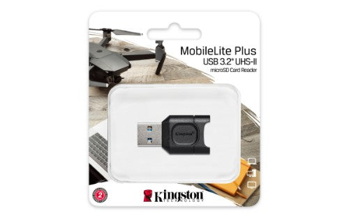 Kingston Technology MobileLite Plus card reader USB 3.2 Gen 1 (3.1 Gen 1) Type-A Black