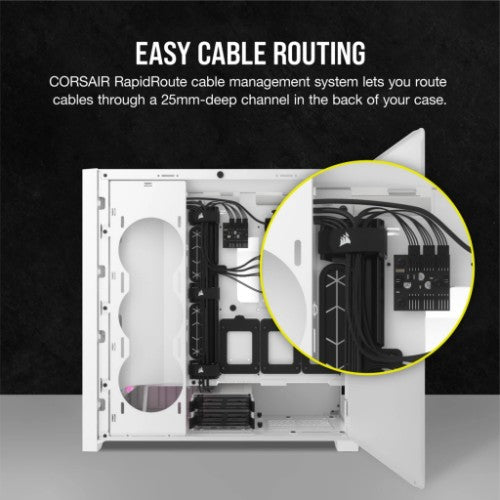 Corsair iCUE 5000D RGB Airflow Midi Tower White