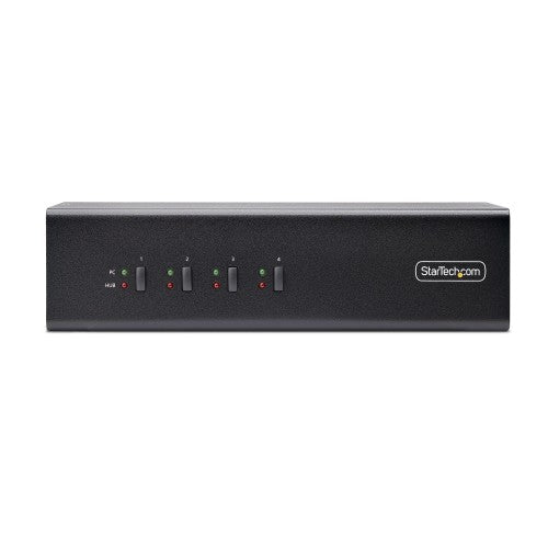 StarTech.com P4DD46A2-KVM-SWITCH KVM switch Black