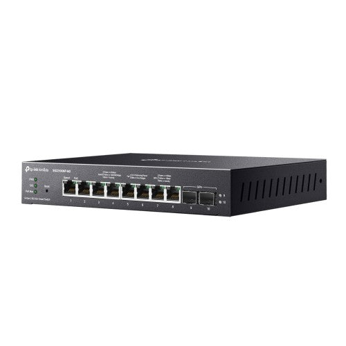 TP-Link Omada SG2210XMP-M2 network switch Managed L2/L2+ 2.5G Ethernet (100/1000/2500) Power over Ethernet (PoE) Desktop/Wall-Mounting Black