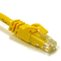 C2G 25ft Cat6 550MHz Snagless Patch Cable Yellow networking cable 295.3" (7.5 m)