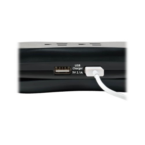 Tripp Lite TRAVELER3USB surge protector Black 3 AC outlet(s) 120 V 11.8" (0.3 m)