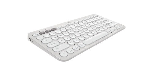 Logitech 920-012201 keyboard Mouse included Universal RF Wireless + Bluetooth QWERTY English White