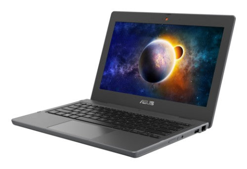 ASUS BR1100CKA-QES1-CB Intel® Celeron® N N4500 Laptop 11.6" HD 4 GB DDR4-SDRAM 128 GB eMMC Wi-Fi 6 (802.11ax) Windows 10 Pro Education Gray