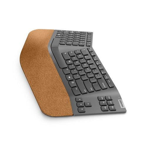 Lenovo Go Wireless Split keyboard Home/Office RF Wireless QWERTY US English Gray